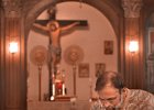 greekB.jpg  A parishioner kisses the hand of Father George Nayfa as he gives her bread during services Sunday morning at St. Nicholas Greek Orthodox Church in Spartanburg.
